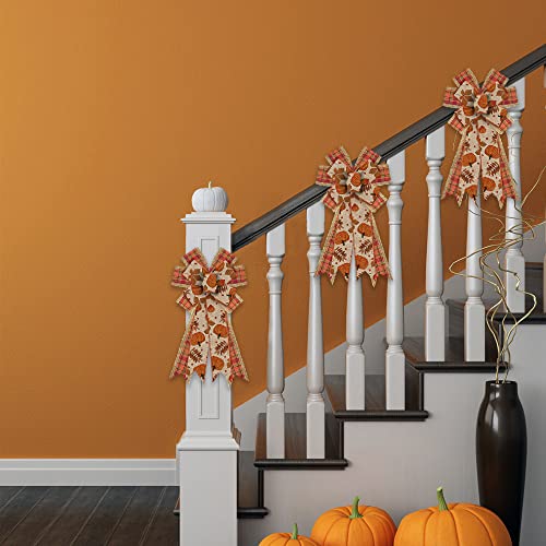 Large Fall Wreath Bows - Thanksgiving Pl - Image 5