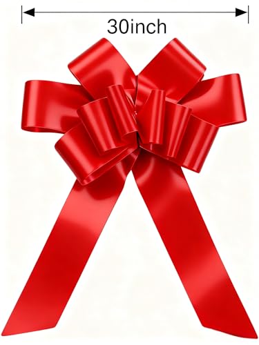 GYDbow 30 Inch Giant red Car Bow: Extra  - Image 2