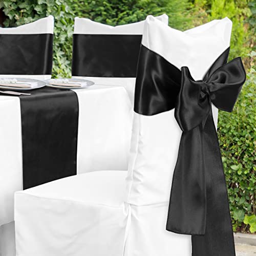 Babenest 50pcs Satin Chair Sashes Ties f - Image 8