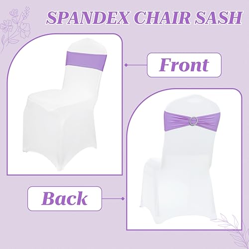 MDS Pack of 100 Spandex Chair Sashes for - Image 4
