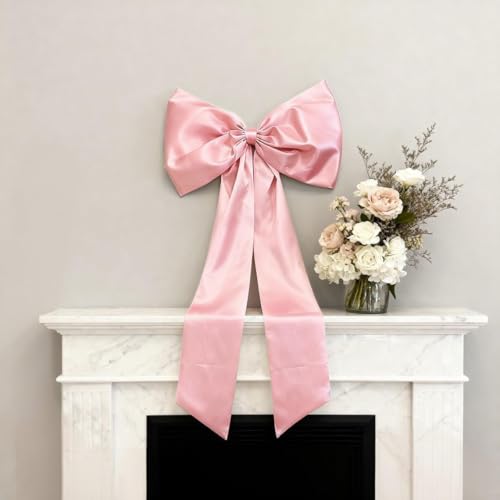 Pink Bow Decor 2 Pack, Large Small Size  - Image 8