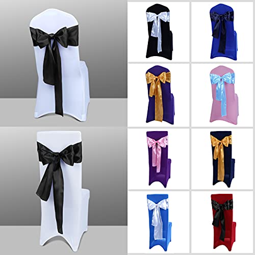 Babenest 50pcs Satin Chair Sashes Ties f - Image 5