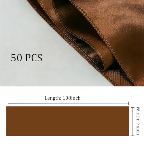 Satin Chair Sashes Bows 50 Pack Universa - Image 3