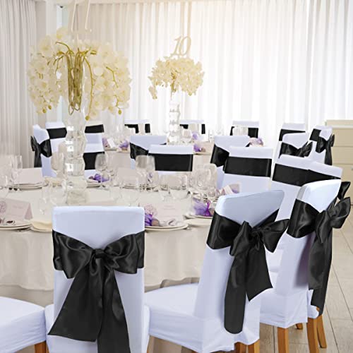 Babenest 50pcs Satin Chair Sashes Ties f - Image 3