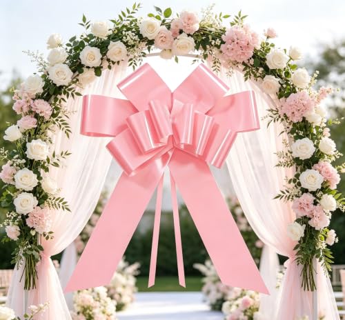 30 Inch Solid Color Car Bow, Large PP Ri - Image 5