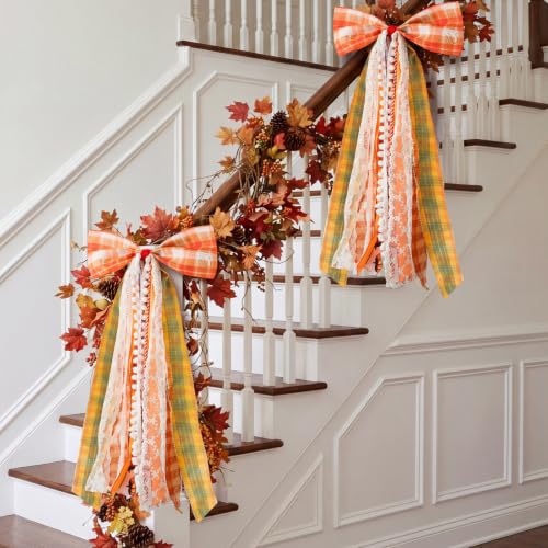 Fall Decor - Large Autumn Harvest Wreath - Image 6
