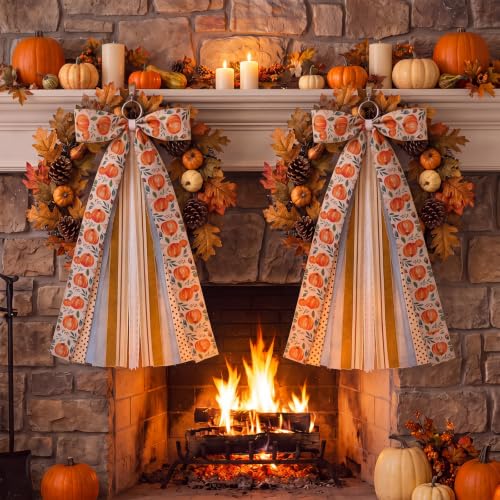 Suncalla 2 Pcs Vintage Farmhouse Fall Ri - Image 3