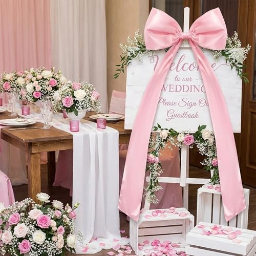 Daifunli 20 x 47 Inches Giant Satin Bow  - Image 6