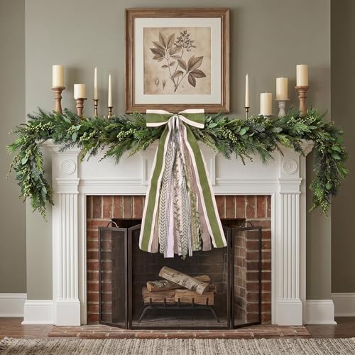 Large Farmhouse Ribbon Bow for Wreath, G - Image 5