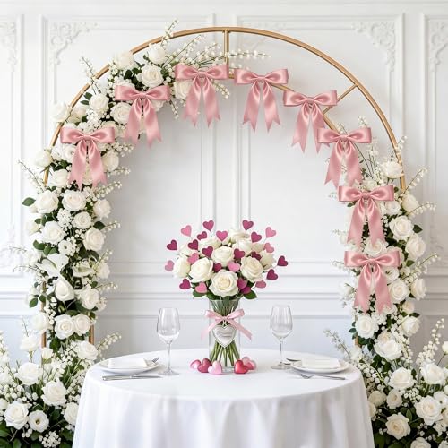 1 String Pink Bow Garland Banner Decorat - Image 6