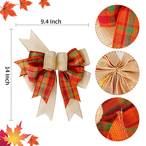 SIMISI RIBBON Fall Bows for Wreaths Oran - Image 2