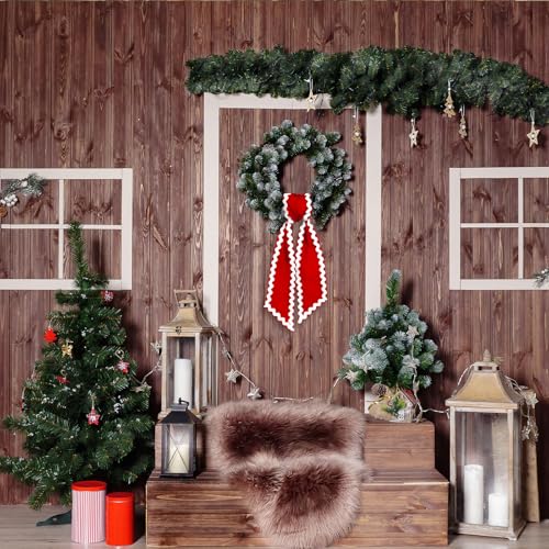 Wreath Sash for Front Door Red Cotton Wr - Image 4