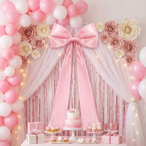 Daifunli 20 x 47 Inches Giant Satin Bow  - Image 5