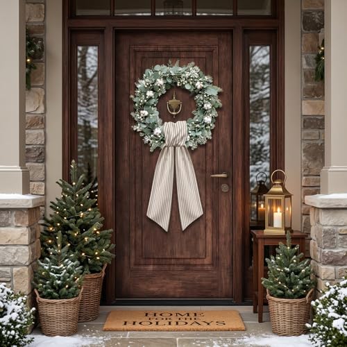 Spring Wreath Sash for Front Door, Birth - Image 5