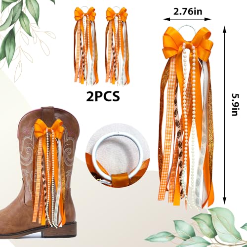 Tennessee College GameDay Boot Bows, Ora - Image 2