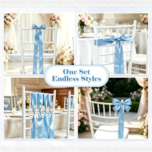LEBENGURU 24 Pcs Wedding Bows Aisle Deco - Image 3