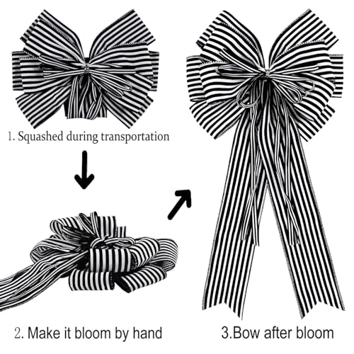 Hongsome 2 Pack Black White Stripe Hallo - Image 4