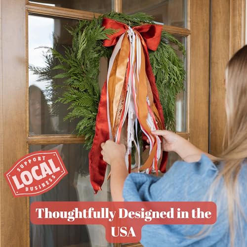 Wreath Ribbon Set - Decorative Bow & Ass - Image 3