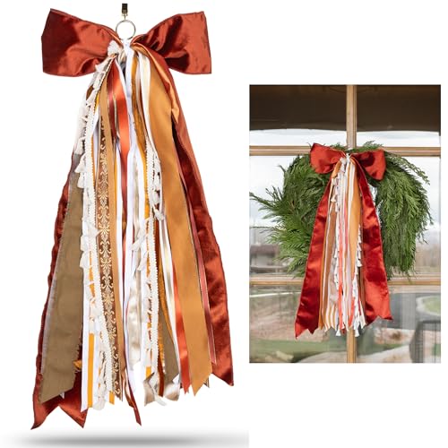 Wreath Ribbon Set - Decorative Bow & Assorted Ribb