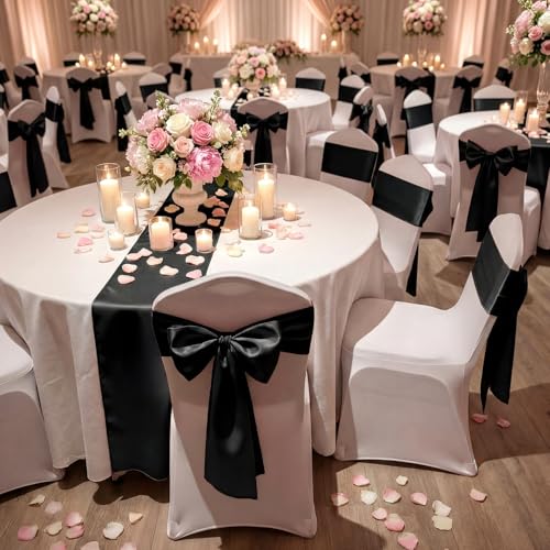 Suncalla 3 Pcs Large Satin Bows Decorati - Image 3