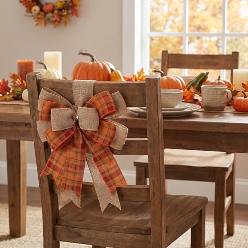 Fall Bows for Wreaths, 9.4 x 11.8 Inch O - Image 7