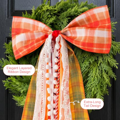 Fall Decor - Large Autumn Harvest Wreath - Image 3