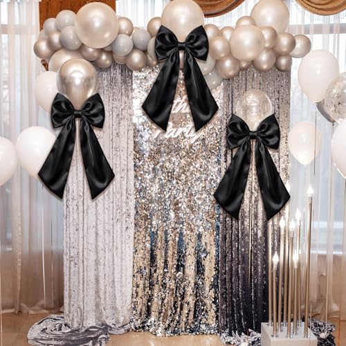 Suncalla 3 Pcs Large Satin Bows Decorati - Image 4