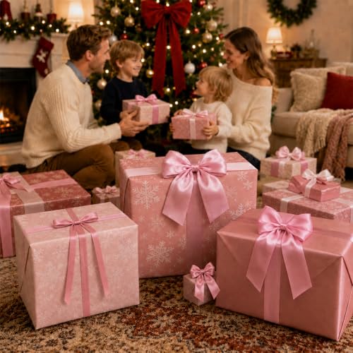 Pink Ribbon Bow Birthday Decorations, 4  - Image 8