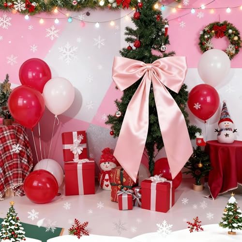Pink Bow Decor 2 Pack, Large Small Size  - Image 7