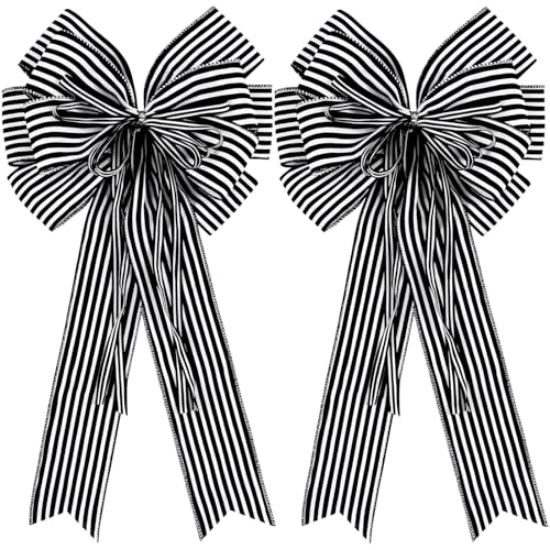 Hongsome 2 Pack Black White Stripe Halloween Fall 