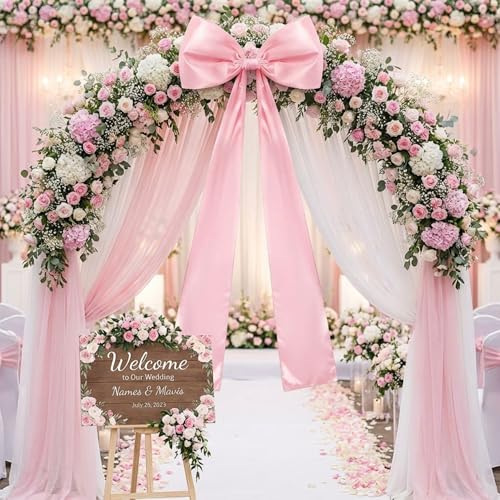 Daifunli 20 x 47 Inches Giant Satin Bow  - Image 7