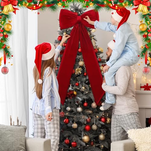 Gejoy 47 x 16 Inch Large Red Christmas B - Image 4