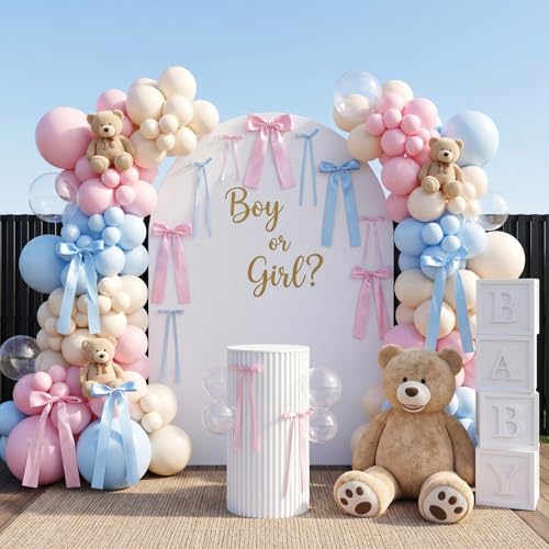 Pink and Blue Bows Decorations, 40Pcs Ge - Image 4