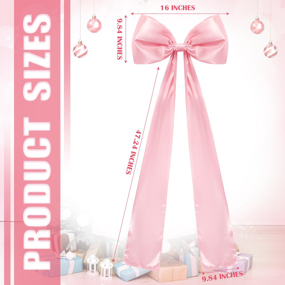 Daifunli 20 x 47 Inches Giant Satin Bow  - Image 9