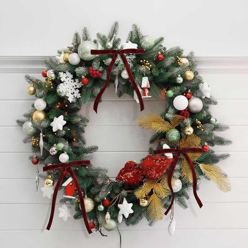 SIMISI RIBBON 24Pcs Christmas Velvet Rib - Image 4