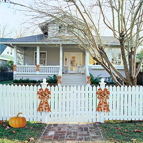 Large Fall Wreath Bows - Thanksgiving Pl - Image 6