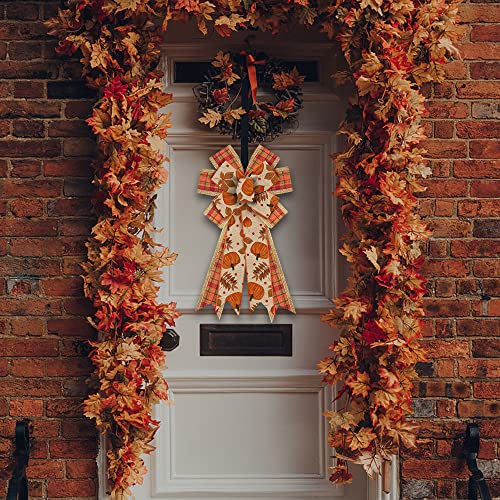 Large Fall Wreath Bows - Thanksgiving Pl - Image 3