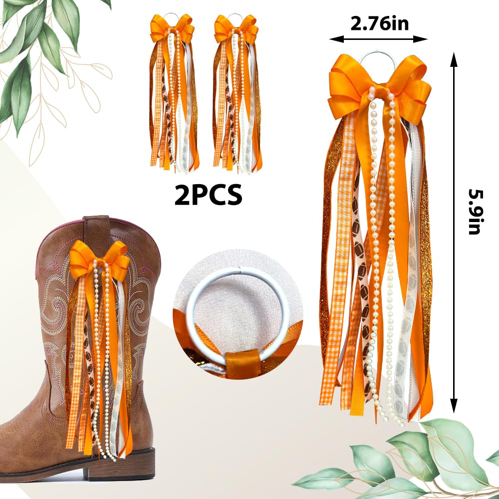 Tennessee College GameDay Boot Bows, Ora - Image 7