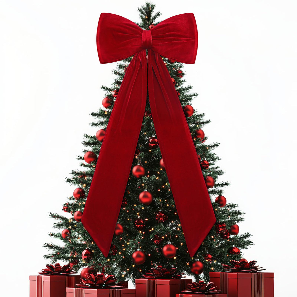 Gejoy 47 x 16 Inch Large Red Christmas B - Image 7