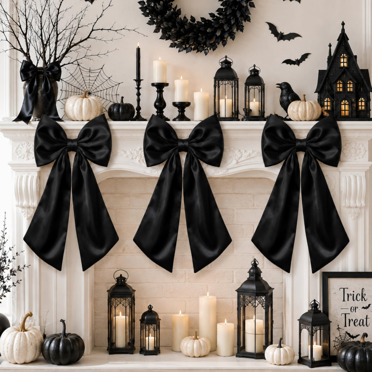 Suncalla 3 Pcs Large Satin Bows Decorati - Image 8