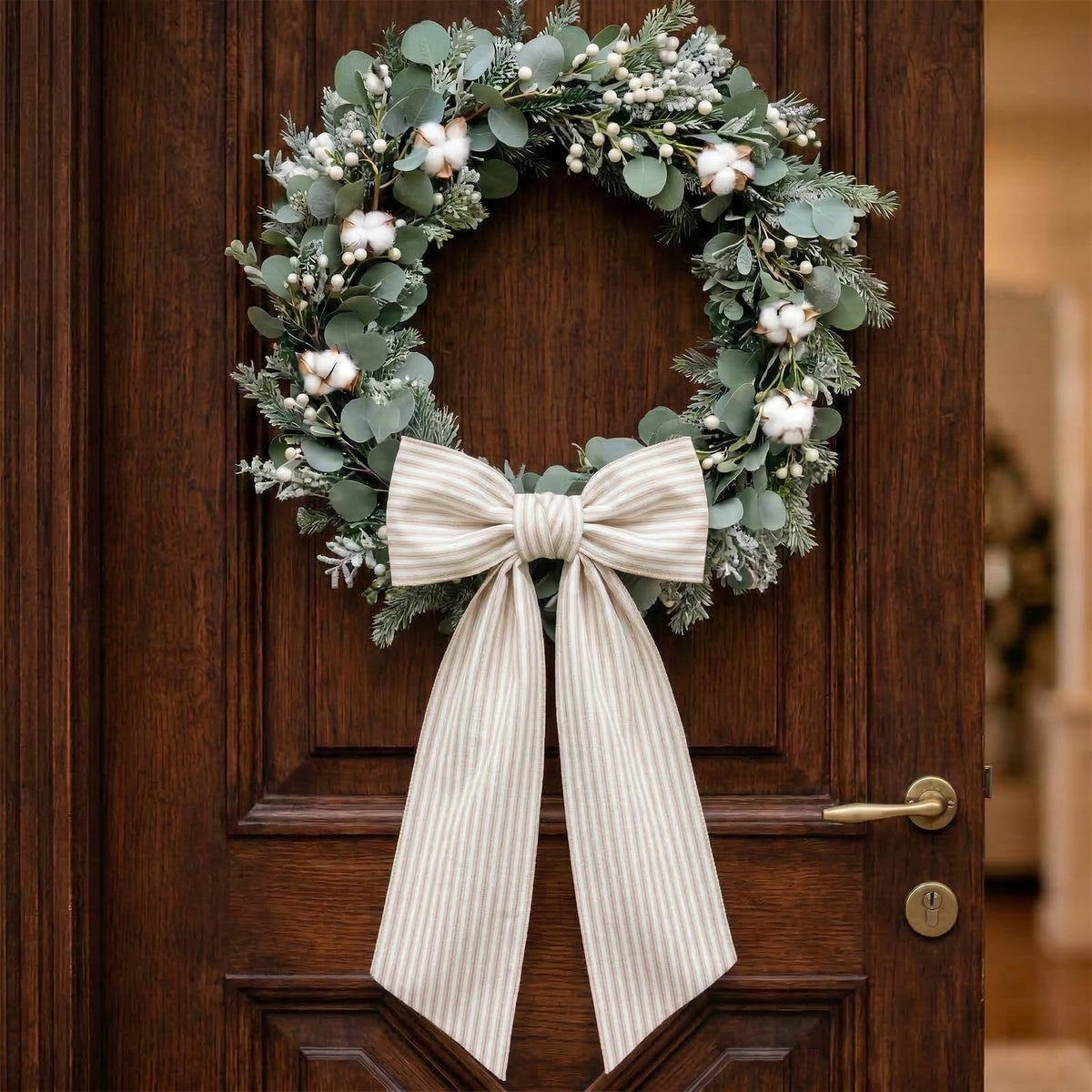 Spring Wreath Sash for Front Door, Birth - Image 9