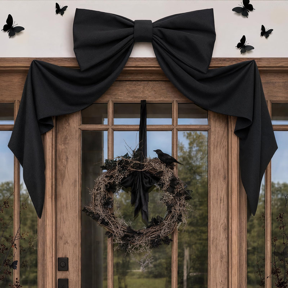 Halloween Decor - 48" x 24" Giant Black  - Image 8