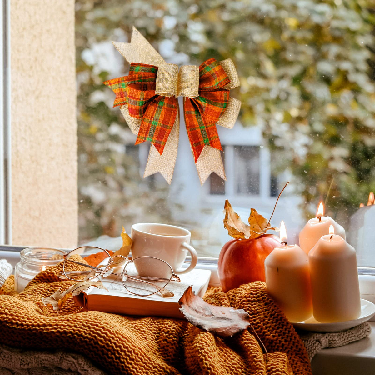 SIMISI RIBBON Fall Bows for Wreaths Oran - Image 9