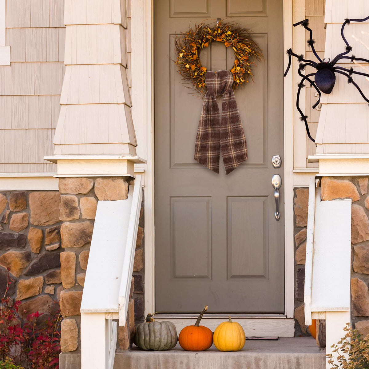Christmas Wreath Sash for Front Door, Re - Image 8