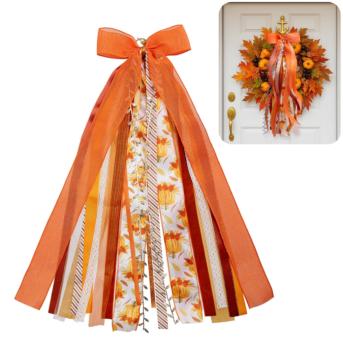 RunNico Thanksgiving Assorted Ribbon Bow - Image 9